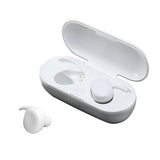 BT 5.0 Wireless Headphones White Mini Earbuds Sweatproof Sport Headset In-ear Earphone Charging Case Touch Control
