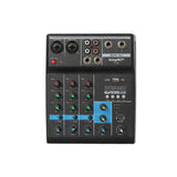 F-4A 4-channel Audio Mixer USB Sound Mixing Console Input Portable Bluetooth-compatible Sound Mixing Console