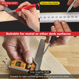 Carpenter Mechanical Pencils With Center Punch,Carbide Scriber Tool,Solid Pencil Marker Marking Tool With Sharpener