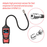 HABOTEST Gas Analyzer HT601A Household Gas Leak Detector Gases Detector PPM Meter Methane Concentration Alarm Instrument