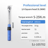 1/4 3/8 1/2 Square Drive Torque Wrench Drive Two Way To Accurately Mechanism Wrench Hand Tool Spanner Torque Meter Preset Ratche