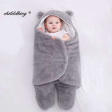 Soft Newborn Baby Wrap Blankets Baby Sleeping Bag Envelope For Newborn Sleepsack 100% Cotton thicken Cocoon for baby 0-9 Months