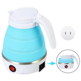 Electric Kettle Foldable Silicone Portable Water Kettle 600ml Mini Small Electric Kettles Travel Water Boiler Camping Kettle