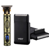 USB Rechargeable T-Outliner Beard Trimmer Clipper Cordless Haircut Men Baldheaded Hair Trimmer Barber Cut Hair Cutting Machine