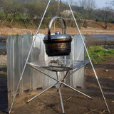 Foldable Camping Stove Windscreen 8 Plates Windshield Outdoor Camping Barbecue Picnic Stove Burner Protection