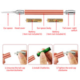 LED Light Ear Pick Ear Wax Removal Ear Cleaner Set Earpick Nose Clean Tweezers Picks Wax Remover Baby Adults Ear Care Set