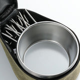 CAMPINGMOON 450ml Outdoor Sierra Bowl Set Outdoor Cup Picnic Tableware Portable Barbecue Hiking Camping Cup Picnic Cookware