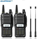 2pcs Baofeng UV-XR 10W High Power IP67 Waterproof Two Way Radio  Dual Band Handheld Walkie Talkie for Hunting UV-9R UV-9R plus
