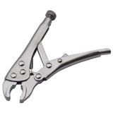 3Pcs Mini Vise Locking Pliers Set 4in. Curved Jaw and 5in. Long Nose and 5 in. C Clamp Assorted Locking Welding Clamp