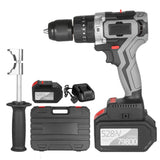 Cordless Drill Driver 21V 6.0A Battery Max Torque 200N.m 1/2 Inch Metal Keyless Chuck 20+3 Position 0-1550RMP Variable Speed