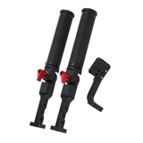 Gimbal Dual Handle Grip Dual Handle Gimbal Grip Scratch Proof Anti Slip with 1/4 Inch Screw Hole Cold Shoe Mount for RS2 Gimbal