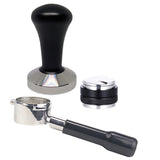 51 MM Espresso Coffee Tamper Black Coffee Tamper Machine Press With Bottomless Portafilter 51Mm