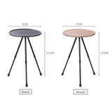 Camping Table Portable Mini Tea Coffee Desk Tripod Table Desk for Camping Hiking Backpacking Fishing