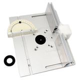 Router Table Insert Plate For Woodworking Benches Table Saw With Miter Gauge Guide Aluminium Profile Fence Sliding Brackets
