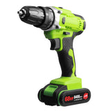 21V Electric Drill Cordless Impact Drill Electric Screwdriver Power Tools with Lithium-Ion Battery for Drilling & Tighten Screws