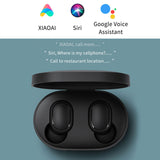 Black For Xiaomi Redmi Airdots 2/Xiaomi Airdots S TWS Wireless Earphone Bluetooth-Compatible AI Control Gaming Headset With Mic