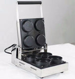 220V 4pcs Electric Pizza Baking Furnace Machine Multifunctional Electric Scones Roasted Eggs Frying Machine Oven EU/AU/UK