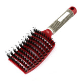 Women Hair Scalp Massage Comb Bristle&Nylon Hairbrush Wet Curly Detangle Hair Brushes for Salon Hairdressing Styling Tools
