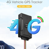 Mini 4G GPS Tracker Vehicle Device Waterproof motorcycle Car gps Locator Built-in Battery GSM SMS with Same C50 Online Software