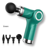 Portable 4 Head Relax Muscle Massage Gun  Body Massager Clear Lactic Acid Portable After Exercise Slimming Shaping Exercising