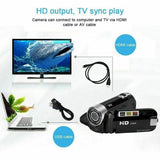 16MP 1080P LED Light High Definition Shooting Video Record Portable Camcorder Professional Digital Camera For YouTube Blogger