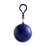 Convenient Portable Rain Ponchos Ball for Adults Disposable  Thick Emergency Waterproof Raincoat Colorful Poncho with Hook