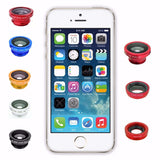 Fish Eye Lens Wide Angle Macro Fisheye Lens Zoom For Phone Camera Lens Kit