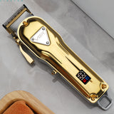 Professional Full Metal Housing Electric Hair Clipper Men Powerful Adjustable Beard Hair Trimmer Rechargable Hair Cutter