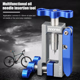 Aluminum Bicycle Needle Tool Driver Hydraulic Disc Brake Hose Cutter Connector Insert Install Multi-function Tool