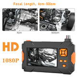 1/3/5m1080P Industrial Endoscope 4.5 inch Screen Waterproof Snake Camera with 8 LED For Pipeline Drain Sewer Inspection Camera