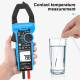 Digital Clamp Meter Auto Range Multimeter True RMS Precision Voltage Tester 1000A DC/AC Current Temp Capacitance NCV Ohm Hz Test