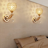 E27 Modern Creative Crystal Wall Light Living Room Corridor Balcony Lamp 220V Wall Sconce Crystal Light For Home Ligting