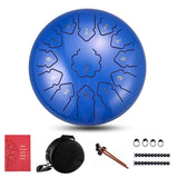 tongue Drum 12 Inch Steel Tongue Drum Set 13 Tune Hand Pan Drum Pad Tank Sticks Carrying Bag Percussion Instruments Accessories