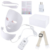 7 Colors LED Facial Mask Light Therapy Skin Tightening Wrinkle Reduce Nourish Home Spa Neck Face Care LED Mask Anti Aging Device