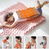 30*59cm Microplush Electric Therapy Heating Pad 3 Level Electric Blanket for Abdomen Waist Back Pain Relief Winter Warmer Tools