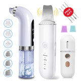 Blackhead Remover Vacuum Pore Cleaner Ultrasonic Skin Scrubber Face Cleaning Bubble Skin Cleaner Peeling Cavitation Face Lifting