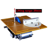 4 Inch Saw Blade Lifting Spindle Tool for Mini Table Saw Circular Saw Flip Cover Plate Lifting Bearing 775 895 Woodworking Tool