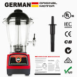 6L super capacity 3HP 2800 WHeavy Duty commercial soybean milk breaking machine Commercial blender Juicer Ice Smoothie