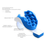 Massage Pillow Chiropractic Tension Reliever Massager  Pillow Head Neck Shoulder Relax Muscle Tightness Soreness Theraputic
