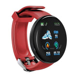 D18S Smart Bracelet BT4.0 Color Screen Sports Pedometer Round Blood Pressure Heart Rate Monitor Waterproof SmartWatch HOT SALE