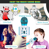 Wireless Musical Microphone, Mini Bluetooth with LED for Children Adults Singing
