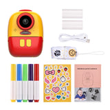 Kids Thermal Instant Print Camera Digital Video Camera 2 Inch High-Definition Large Display Screen 26 MP 32GB TF Card Storage