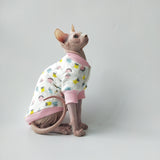 Hairless Cat Clothes Warm Cotton Cat  Sphinx Devon Cat Clothes Soft Skin-friendly Cat Coats Cat Accessories Cat Supplies