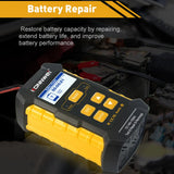 KW510 Battery Tester Full Automatic Battery-chargers Power Puls Repair Chargers Wet Dry Lead Acid Car Battery Chargers