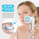 Facial Cleansing Brush EMS Sonic Face Spin Brush Facial Spa System Rejuvenation Deep Cleaning Remove Blackhead Face Massager