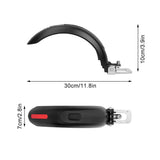Electric Scooter Front / Rear Fenders Mudguard Replacement E-Scooter Rear Tyre Fenders Replacement for Ninebo t ES1/ES2/ES3/ES4