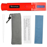 Portable Alcohol Detector Refractometer 0-80% V/V Liquor Alcohol Content Meter Tester ATC Alcoholometer meter wine 4 Color40%off