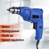 Hand Electric Drill BJ-22-10-1 Household Forward And Reverse Speed Regulation 300W High Power Electric Drill 10mm Drill Clamp