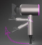 2000W Professional Hair Dryer Negative Ion Hair Dryer Handle Foldable Blower Cold Air Hot Air Brush Blow Strong Hair Salon Type