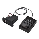 Cherub GT-4 G-Tone 3-Band EQ Equalizer Acoustic Guitar Preamp Piezo Pickup LED Tuner and volume (VOL) control